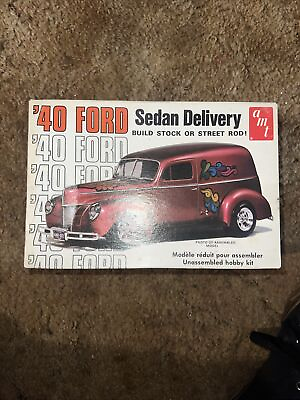 #ad Model Kit 40 Ford Sedan Delivery Ob But Sealed Parts Great Condition $39.99