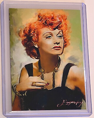 #ad LUCILLE BALL #6 Sketch Card Limited #12 of 50 Signed By Artist Edward Vela $14.00