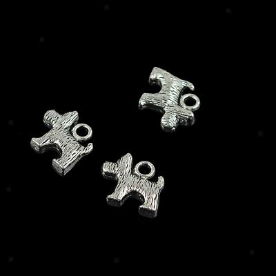 #ad 30Pcs 3D Puppy Terrier Dog Charms Zinc Alloy Pendant Jewelry Finding Crafts $7.28