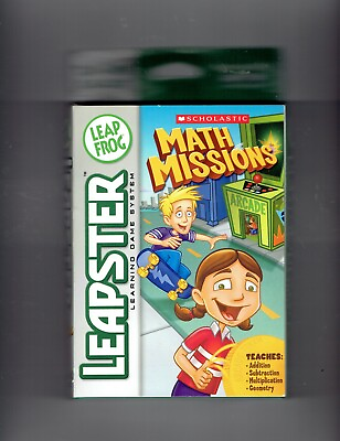 #ad Leapfrog Leapster Scholastic#x27;s Math Missions Game Cartridge Game Educational $14.58