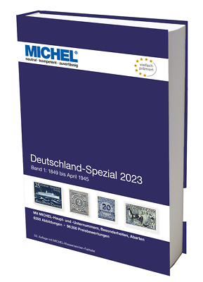 #ad MICHEL Briefmarken Katalog Deutschland Spezial 2023 – Band 1 1849 April 1945 NEU EUR 62.00