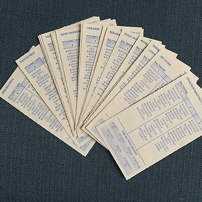 #ad STRAT O MATIC 1988 Baltimore Orioles ￼￼ Baseball 27 Cards Ripken Tibbs Orsulak $15.00