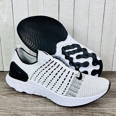 #ad Nike React Phantom Run Flyknit 2 White Black Oreo CJ0277 100 Men#x27;s Size 7 14 $84.90