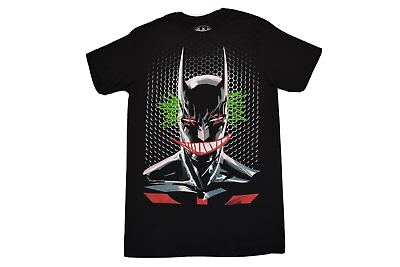 #ad Batman Mens Batman Beyond Defaced Graphic Black Shirt New S $9.99