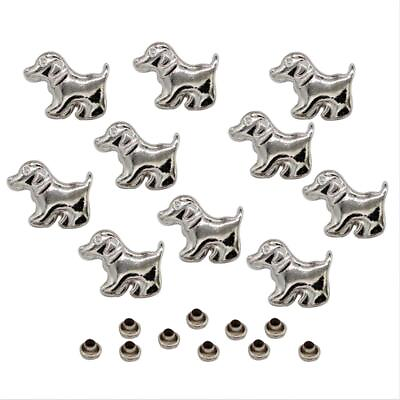 #ad 10 Pieces Alloy DIY Dogs Patterns Rivets for Sewing Accessories $7.30