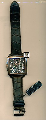 #ad Louis Bollo Skelton Watch in Original Case with Tag Automatic Model LBW13037 OAK C $249.00