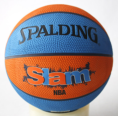 #ad RARE 2009 SPALDING NBA SLAM OUTDOOR BASKETBALL GAME BALL SIZE 3 NEW $29.99