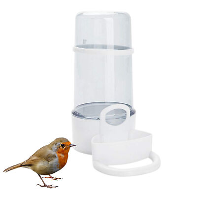 #ad 1 * Automatic Bird Water Feeders For Cages Wild Bird Drinking Bottle 415ml $9.50