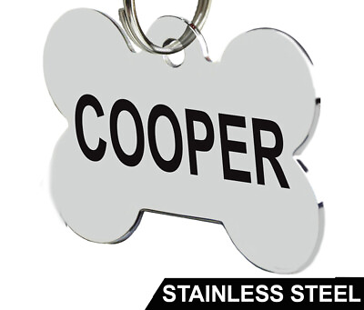 #ad #ad Stainless Steel Personalized Pet Tags Dog Tags DEEP ENGRAVING $7.95