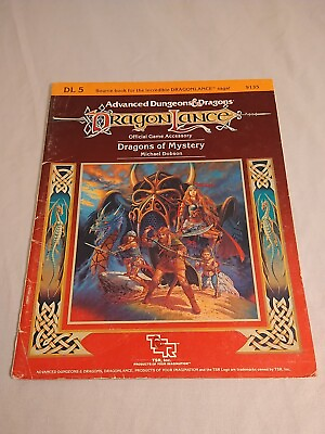 #ad Vintage Dungeons and Dragons DL5 Dragons of Mystery Fair Condition No Map $19.99