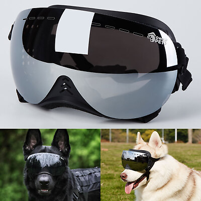 Magnetic Lenses Dog Goggles Sunglasses Windproof UV Snow Protection Eye wear $28.99