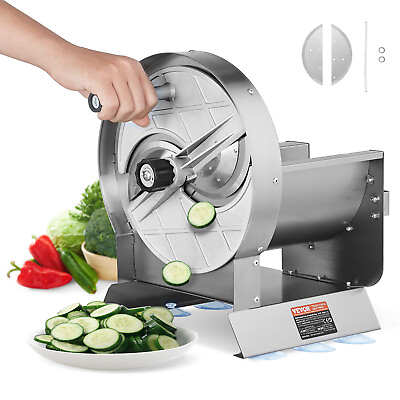 #ad VEVOR Manual Vegetable Fruit Slicer 0 0.5 in Thickness Adjustable Food Cutter $83.99