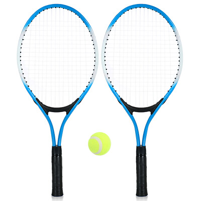 #ad 2Pcs Child Tennis Racket Set Cover Bag Tennis Racquets with 1pcs Ball U4Z5 $24.41