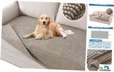 #ad Plush Chenille Dog Bed Cover Thick Soft Sofa Cover for 1 Pack 35quot; x 74quot; Taupe $57.69