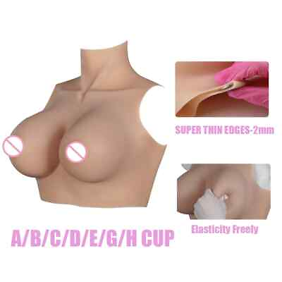 #ad Breast shape A B C D E G HCup false ultra thin material silicone breast $262.65
