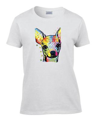 Ladies Dean Pastel Chihuahua Dog Women#x27;s T Shirt $16.99