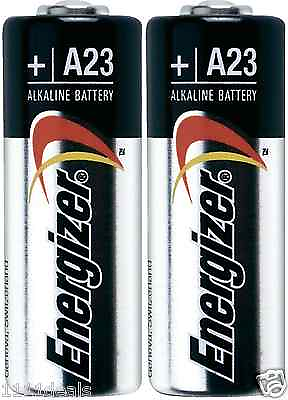 #ad 2 NEW A23 Energizer BULK Battery 12v Batteries GP23 23A MN21 USA Seller $5.59