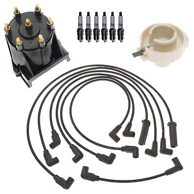#ad ACDelco Ignition Kit Distributor Rotor Cap Wire Spark Plugs 0.045quot; for Chevy 4.3 $106.95