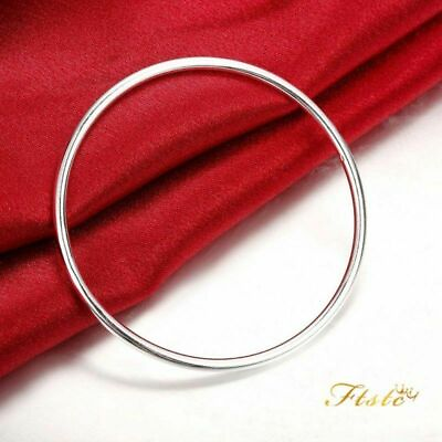 #ad Women Bracelet 925 Sterling Silver Bangle Layered Charming Solid Ideal Gift $12.15