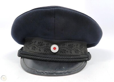 #ad WW1 GERMAN VISOR CAP OFFICER UNIFORM JACKET HAT WW2 US MILITARY VET ARMY ESTATE $91.54