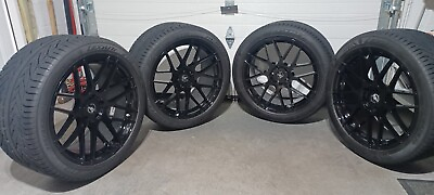 #ad 5x120 wheels 20 staggered Black $1200.00