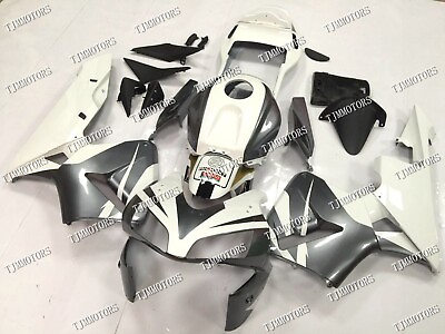 #ad For CBR600RR 2003 2004 White Grey ABS Injection Bodywork Fairing Plastic Kit $399.99