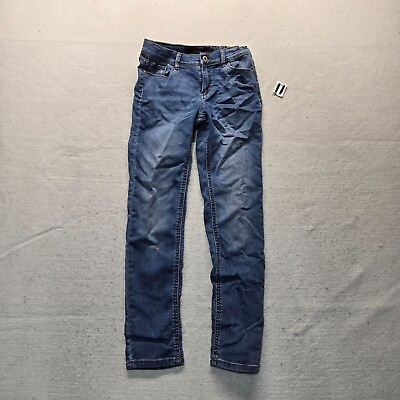#ad Jordache Skinny Jean Blue Denim Pants Youth Girls Size 12 $8.00
