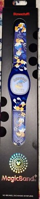 #ad 2023 Disney MagicBand Plus Classic Donald Duck Expressions Blue LINKABLE $39.30