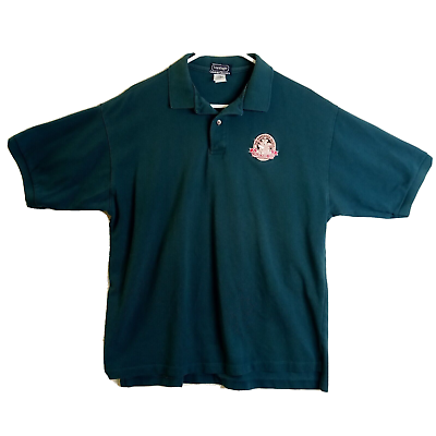 #ad Anheuser Busch Polo Shirt Golf Shirt Adult Large Short Sleeve Cotton Vintage $24.88