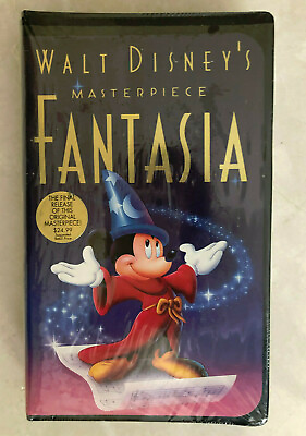 #ad Walt Disney#x27;s Masterpiece FANTASIA VHS The Final Release NEW amp; Sealed $11.95