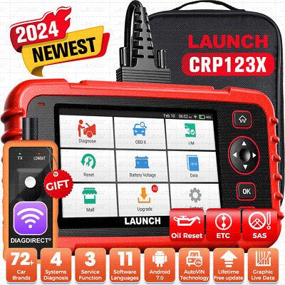 #ad 2024 LAUNCH CRP123X OBD2 Scanner Engine ABS SRS Code Reader Car Diagnostic Tool $152.00