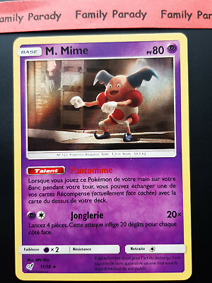 #ad M. Mime Holo 80pv 11 18 Pokemon Card Rare Promo Detective Pikachu New Fr $10.69