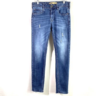 #ad Seven7 Men#x27;s Jeans Size 30X32 Blue Slim Skinny Denim Jeans Pants Dark Wash $16.99