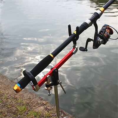 #ad 360 Degree Rotate Fishing Rod Holder Adjustable Folding Fishing Accessories $46.68