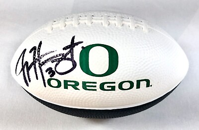 #ad Joey Harrington Signed Nerf Football Oregon Ducks ; Detroit Lions QB Nice $17.95