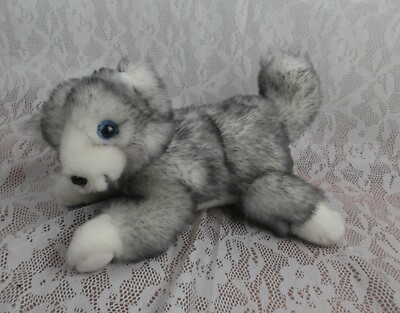 Husky Wolf Puppy Plush Little Brownie Bakers Dog Grey Gray 12quot; Stuffed Animal  $12.99