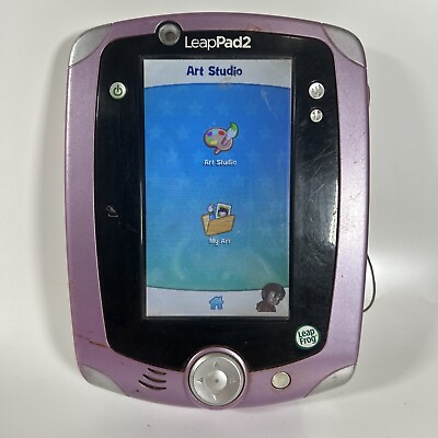 #ad LeapFrog Leappad2 Explorer Learning System Purple Tablet Educational w Game $22.80