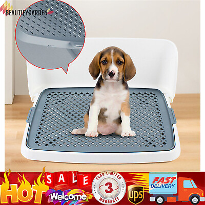 #ad Portable Dog Training Toilet Indoor Potty Pet Litter Box Puppy Pad Holder Tray $33.92