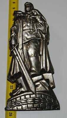 #ad Monument to the soviet soldier in Berlin USSR russian Metal Figurine relief 6191 $48.00