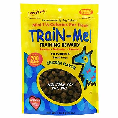 #ad Crazy Dog Train Me Training Reward Mini Dog Treats $8.79
