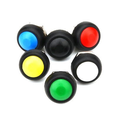 #ad High Quality Mini Round Waterproof Push Button Switch 12mm for Home Appliances $4.65