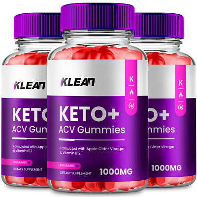 #ad 3 Pack Klean Keto ACV Gummies Advanced Weight Management 180 Gummies $69.95