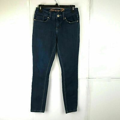 #ad Seven 7 Womens Ankle Skinny Blue Jeans 2 $19.59