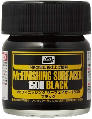 #ad Mr. Hobby SF288 Mr. Finishing Surfacer 1500 Black 40ml US Fast Ship $7.50