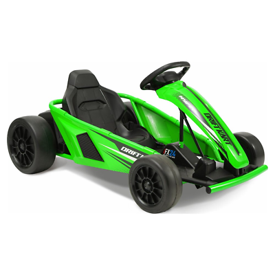 #ad #ad Drift Go Kart Ride On 24V Battery Powered Vehicle Ages 8 Green $277.99