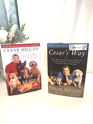 #ad Cesar Millan Book Lot of 2: Cesar#x27;s Way amp; How To Raise The Perfect Dog $15.99