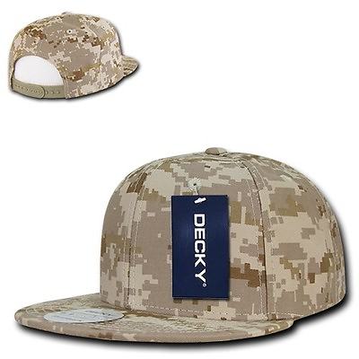 #ad Desert Digital Camouflage Flat Bill Snapback Camo Baseball Cap Caps Hat Hats $16.95