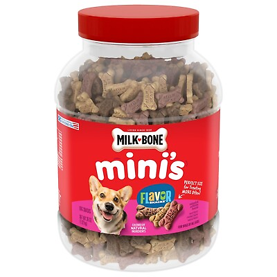 #ad Milk Bone Flavor Snacks Mini Dog Biscuits Flavored Crunchy Dog Treats 36 Oz. $11.48