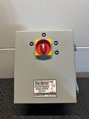 #ad Advance Controls The Ibyss Inverter Bypass Safety Switch System New Old Stock $325.00
