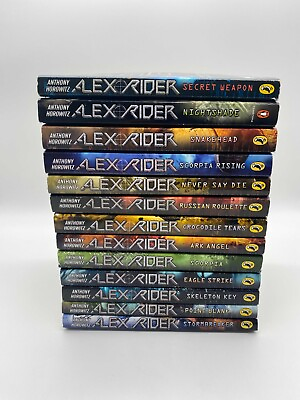 #ad Alex Rider Series Book Lot Book #s 1 13 Anthony Horowitz Paperback Books $54.00